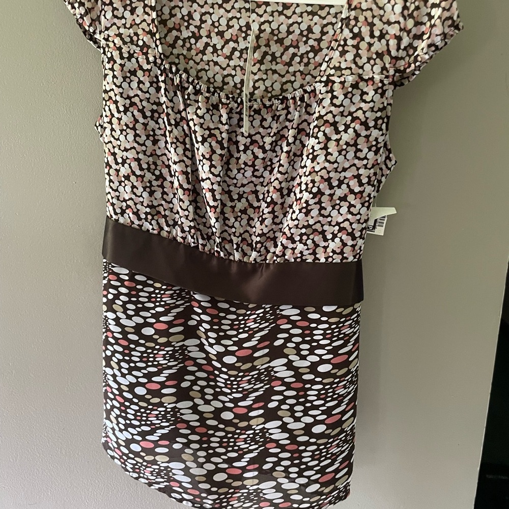 Apt. 9 Multicolor Abstract Blouse With Bro Accent… - image 8